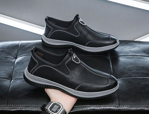 Giày Da Loafer Nam, Thoáng Khí, Đế Mềm, Dễ Đi, Kiểu Moccasin G215